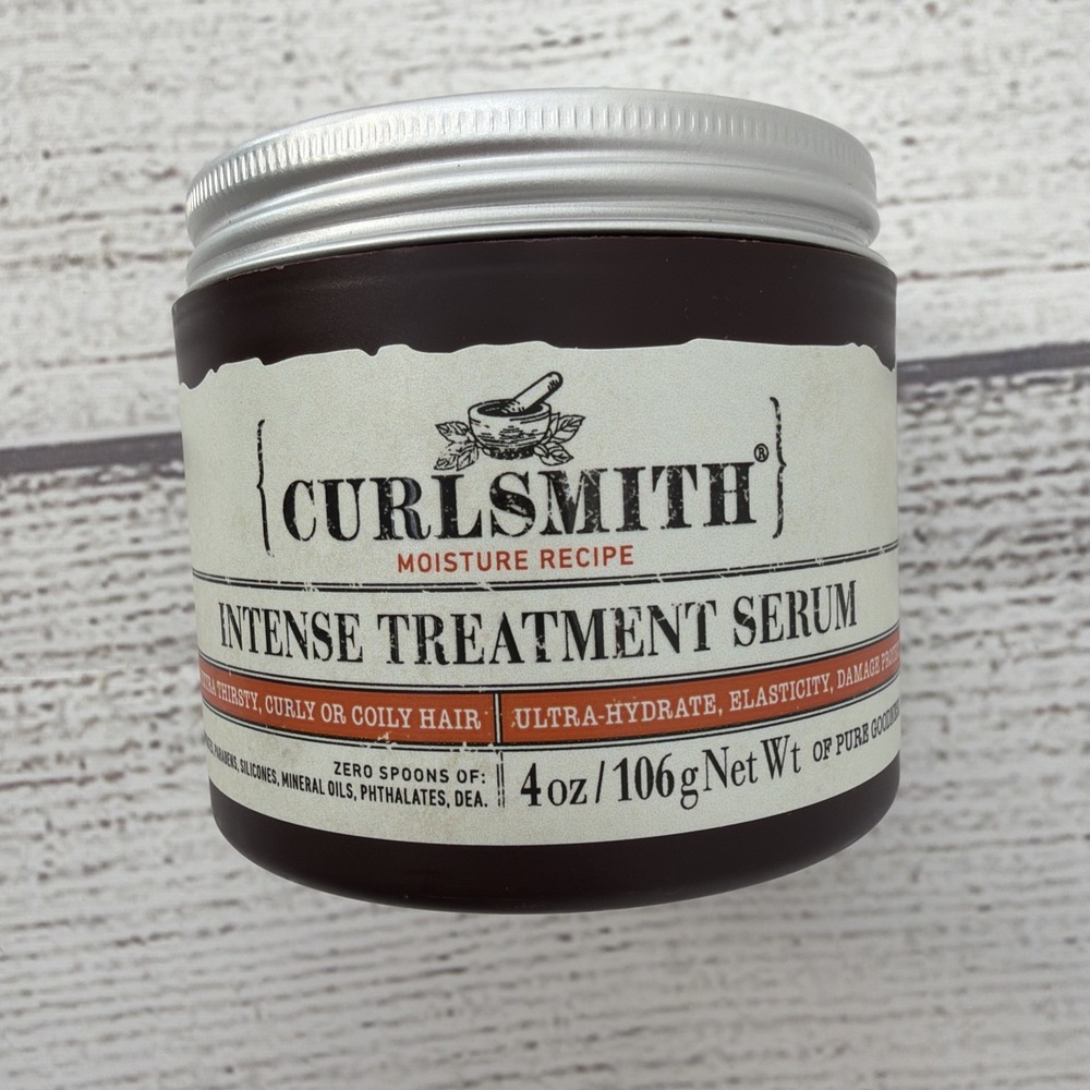 Curlsmith Intense Treatment Serum, Extra Thirsty Curly Coily Hair 4oz Hydrate
